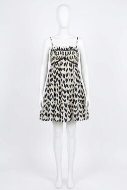 NEW STRUT & BOLT ily hearts sundress in white